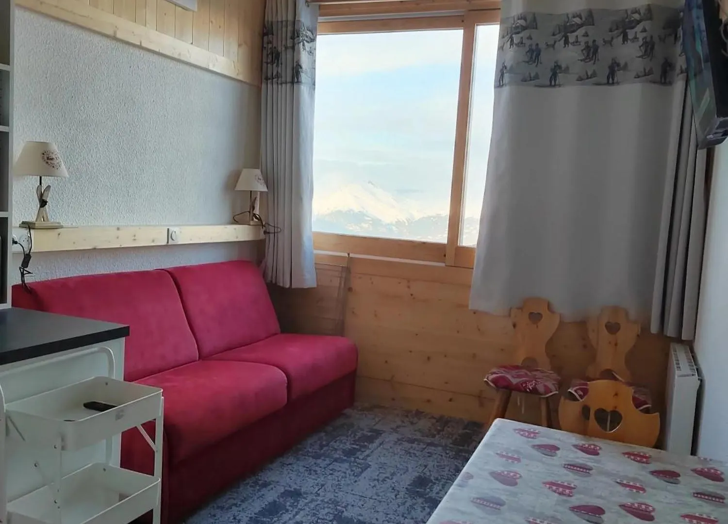 Apartament Studio Charmant Au Pied Des Pistes Aime La Plagne 25 M² Vue Montagne